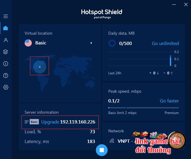Người dùng sẽ nhận thấy địa chỉ IP thiết bị thay đổi sau khi kết nối thành công