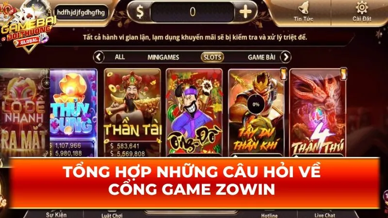 Zowin – Cổng Game Bắn Cá Nổ Hũ Uy Tín Xanh Chín Cho Bạn 